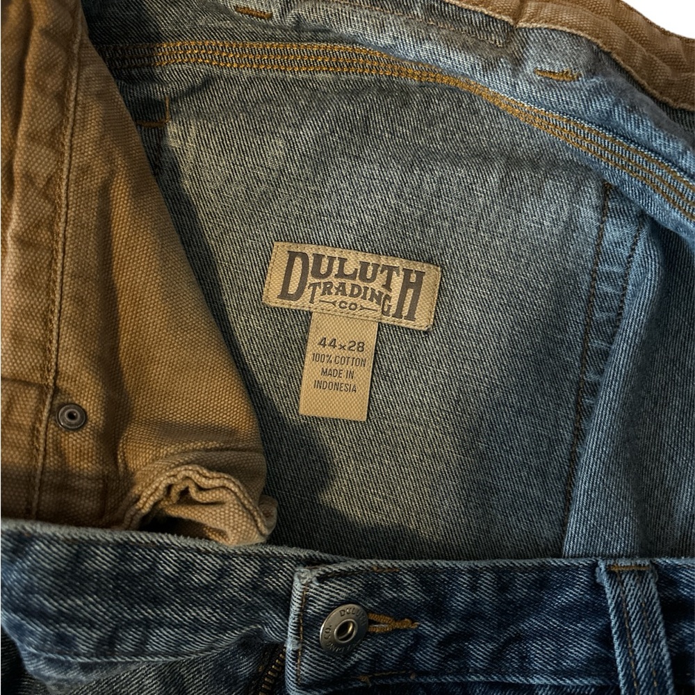 Duluth Trading denim size 44x28 a truly impressive pair of denim. - Picture 3 of 6